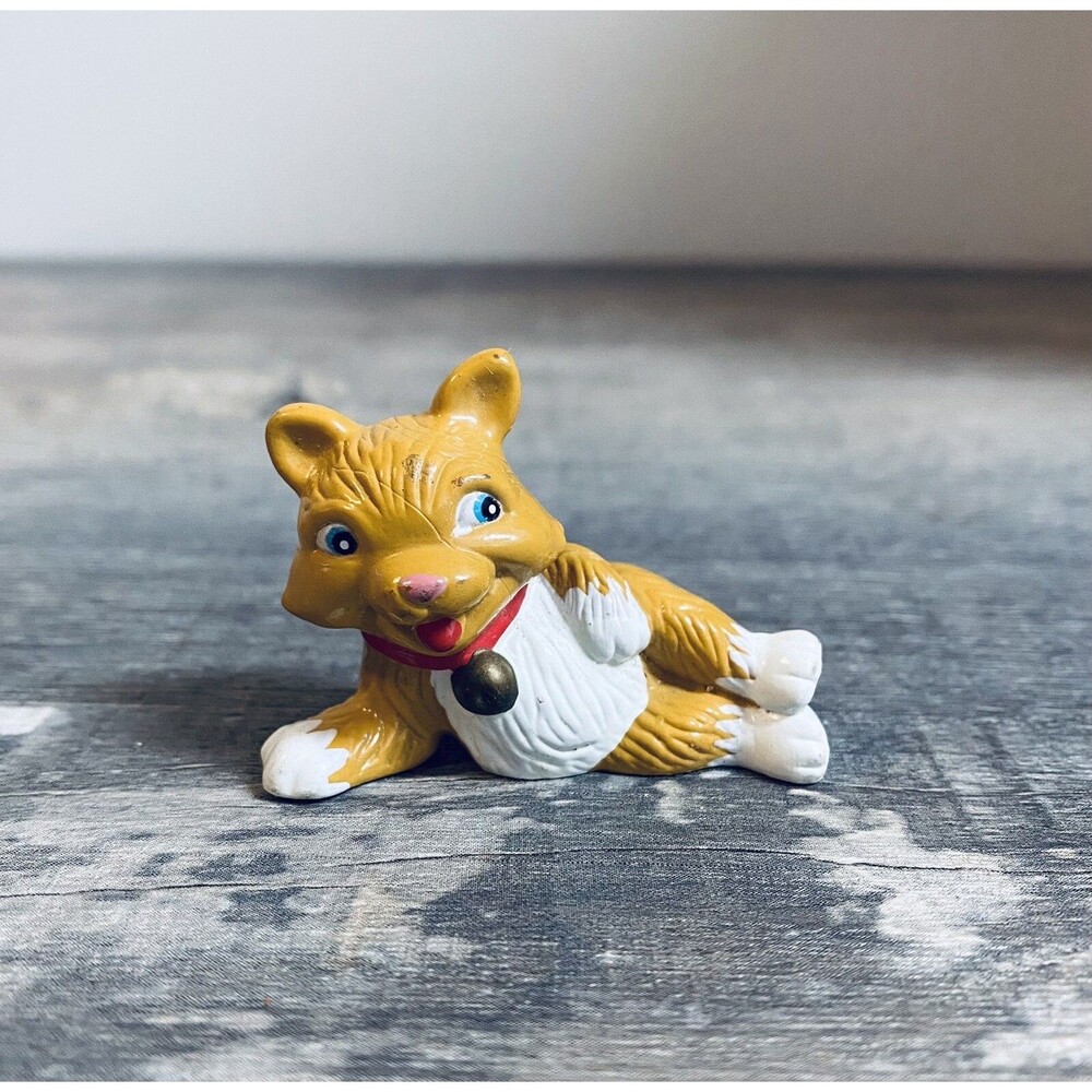 Jasman Vintage My Precious Littlest Pet Shop Orange Tabby Cat Figure